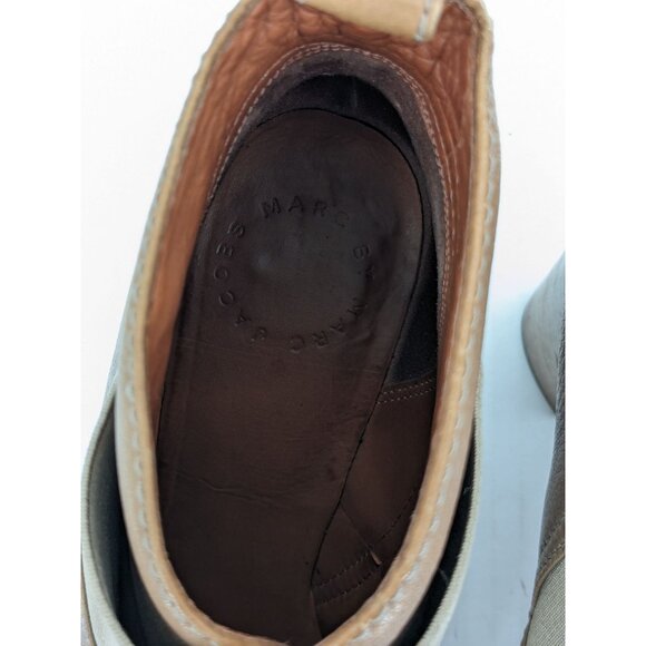 Marc by Marc Jacobs Leather Ankle Booties Women Size 8 US Chunky Heel Minimalist - Picture 11 of 13